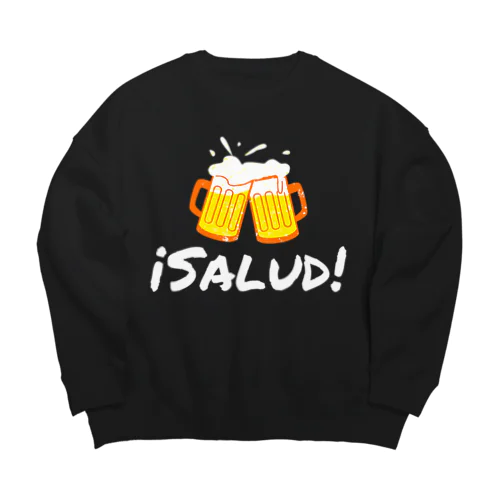 乾杯！ビール下さい（スペイン語） Big Crew Neck Sweatshirt