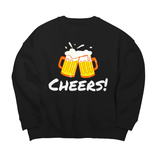 乾杯！ビール下さい（英語） Big Crew Neck Sweatshirt