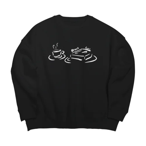 朝ごはん Big Crew Neck Sweatshirt