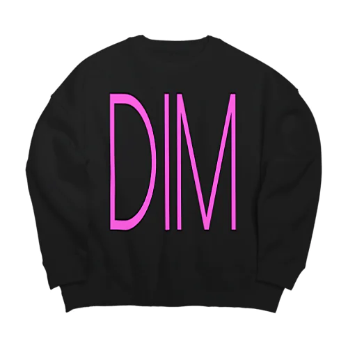 DIM_A_DARA PINK/DB_29 Big Crew Neck Sweatshirt