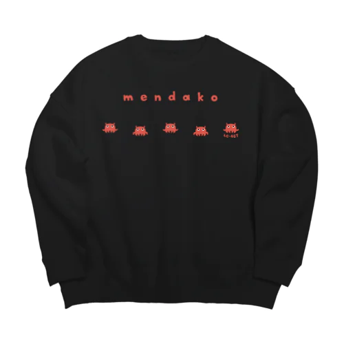 メンダコ Big Crew Neck Sweatshirt