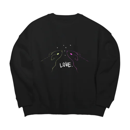 モルモットラブ Big Crew Neck Sweatshirt