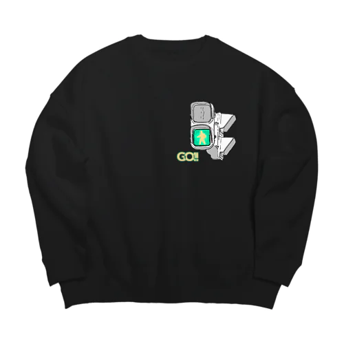 You can go!! Big Crew Neck Sweatshirt