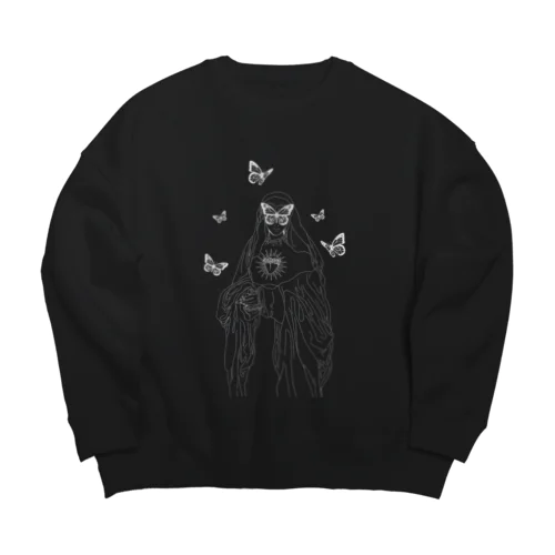 Butterfly Nun Big Crew Neck Sweatshirt