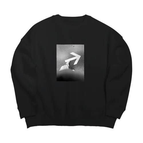 ↑→ Big Crew Neck Sweatshirt