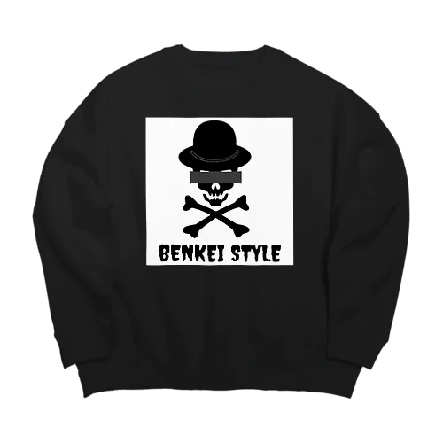 SKULL B.K 〜type2〜 Big Crew Neck Sweatshirt