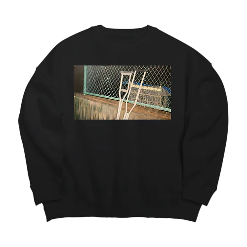 こじらせT Big Crew Neck Sweatshirt