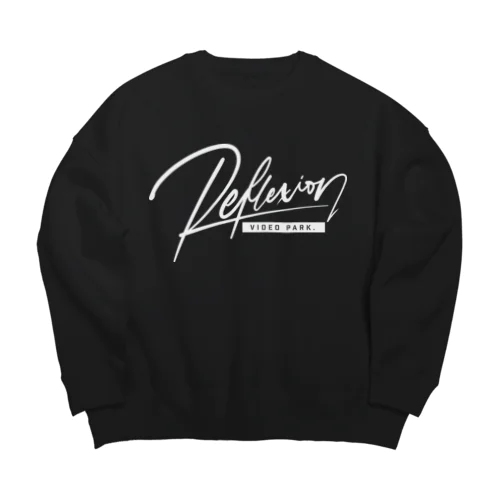 REFLEXION videopark (white) Big Crew Neck Sweatshirt