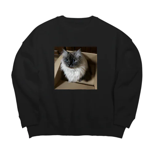 うちの猫 Big Crew Neck Sweatshirt