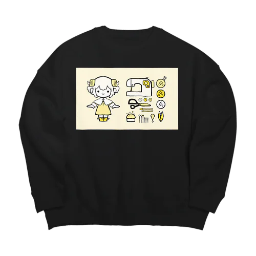 えとっこちゃん（未） Big Crew Neck Sweatshirt