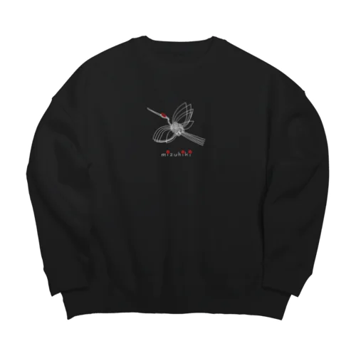 水引の鶴 Big Crew Neck Sweatshirt