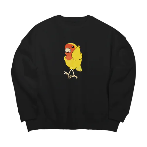 コザクラインコ（ダンシング） Big Crew Neck Sweatshirt