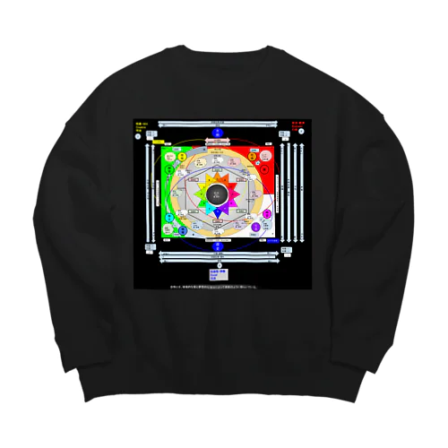 2020年度版感情グラフ Big Crew Neck Sweatshirt