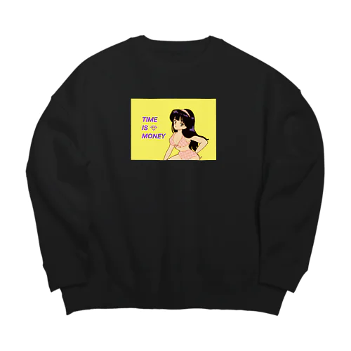 女学生の夏2 Big Crew Neck Sweatshirt