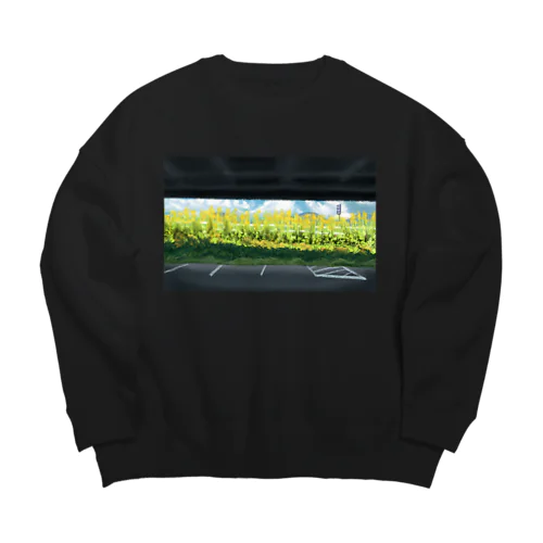 夏の日差し Big Crew Neck Sweatshirt