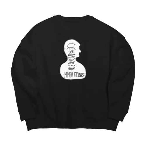 頭の中はハンバーガー（アイテム・カラー限定） Big Crew Neck Sweatshirt