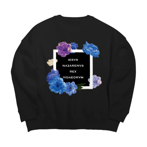 INRI FLOWER Big Crew Neck Sweatshirt