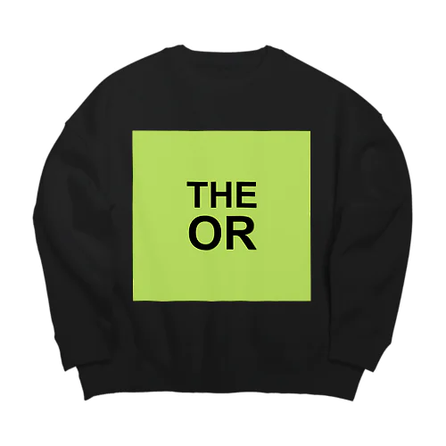 THE OR ビッグシルエットスウェット Big Crew Neck Sweatshirt