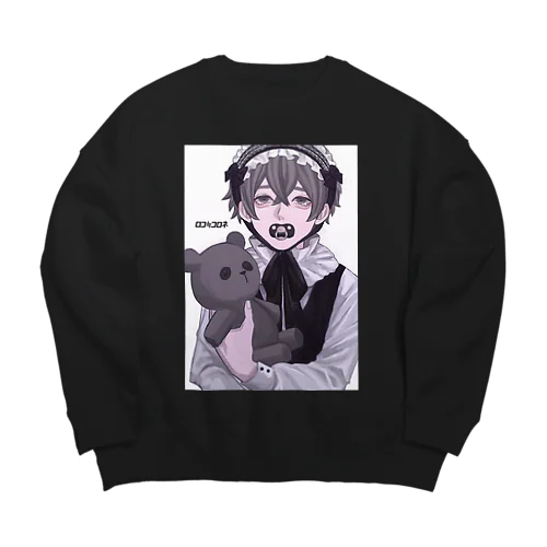 ばぶちゃん Big Crew Neck Sweatshirt