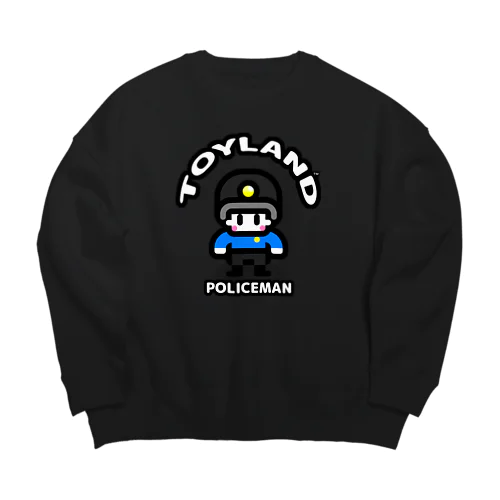 カワイイ ポップ な おまわりさん Big Crew Neck Sweatshirt