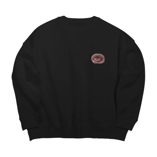 誰かの目 Big Crew Neck Sweatshirt