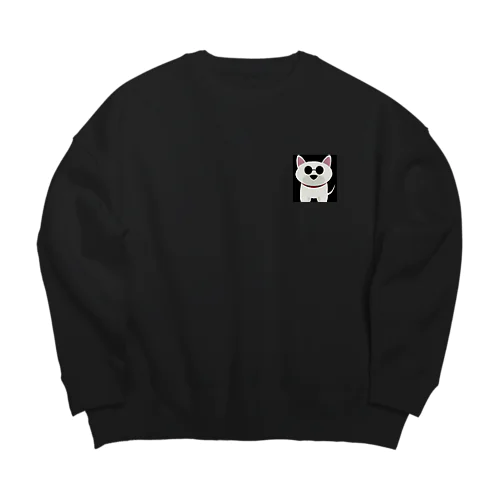 白柴ブルックリン Big Crew Neck Sweatshirt