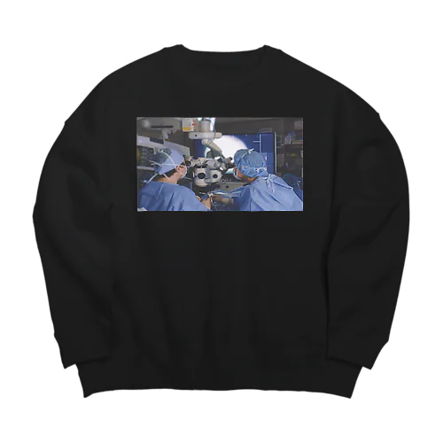 iPS細胞移植手術 Big Crew Neck Sweatshirt