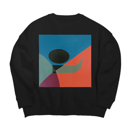 Kaleidoscope 万華鏡 Katakana series ン Big Crew Neck Sweatshirt