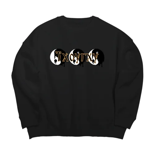 【X 思想 X】 Big Crew Neck Sweatshirt