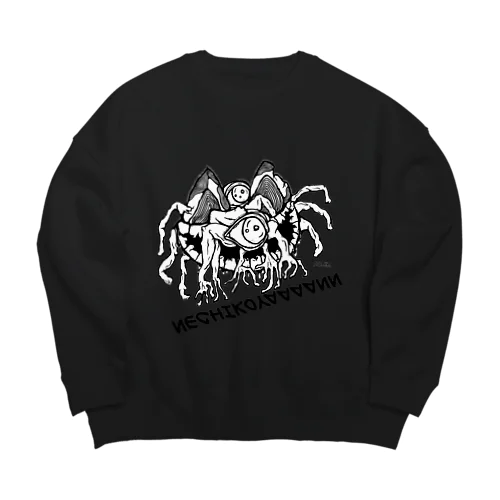 NECHIKOYAAAANN!!(未透過ver.) Big Crew Neck Sweatshirt