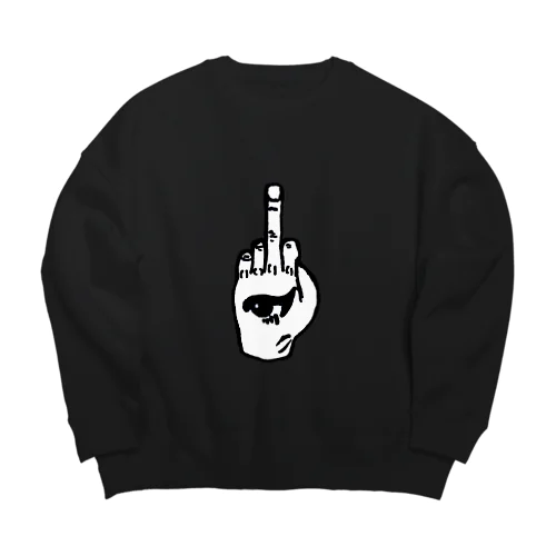 ＊＊＊＊Finger(Eye) Big Crew Neck Sweatshirt