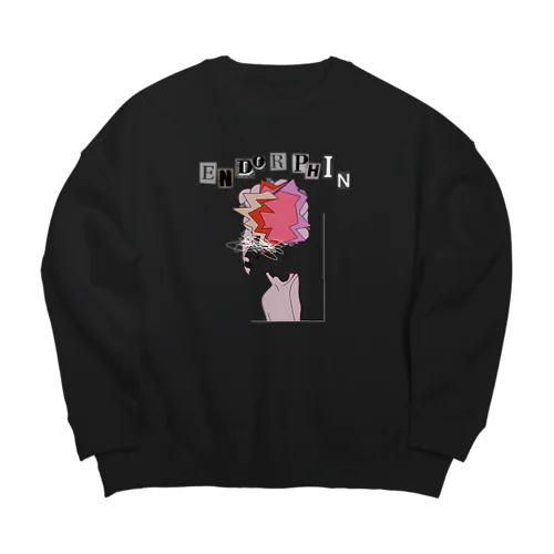 脳内麻薬！！（イラスト） Big Crew Neck Sweatshirt