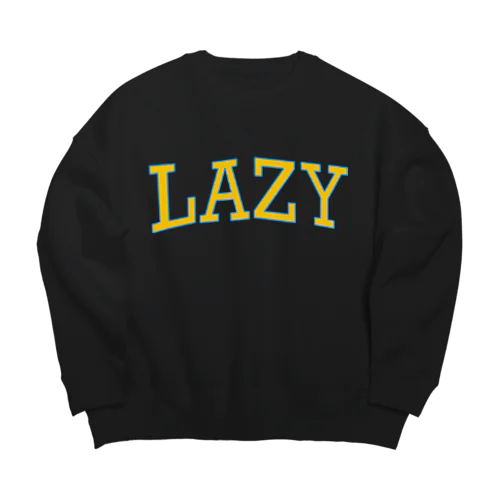 lazy Big Crew Neck Sweatshirt