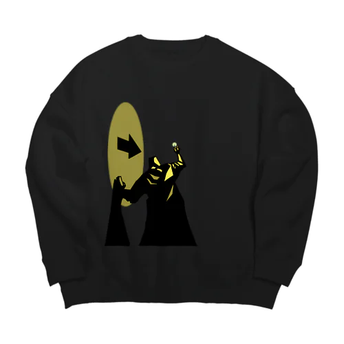 ぬくもりスウェット Big Crew Neck Sweatshirt