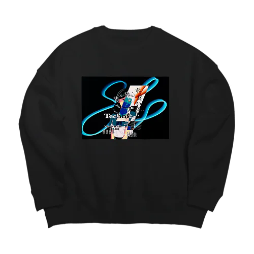 やくしまる Big Crew Neck Sweatshirt