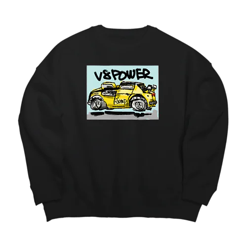 V8パワー Big Crew Neck Sweatshirt