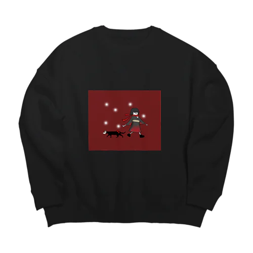 犬とあの子（和） Big Crew Neck Sweatshirt