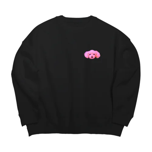 ぴぴぴんく相棒 Big Crew Neck Sweatshirt