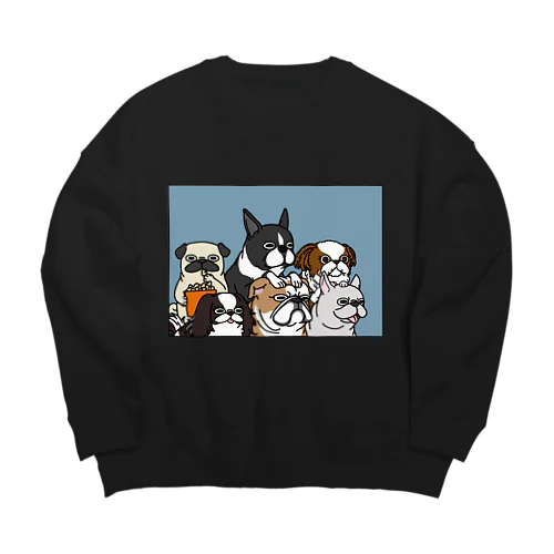 Hana Pecha Dogs Big Crew Neck Sweatshirt