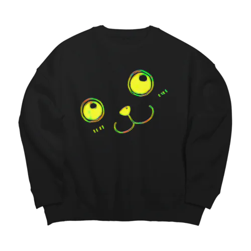 にゃん Big Crew Neck Sweatshirt