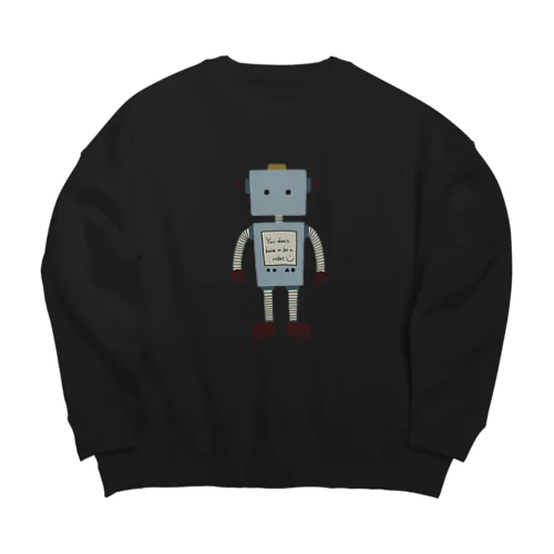 robot Big Crew Neck Sweatshirt