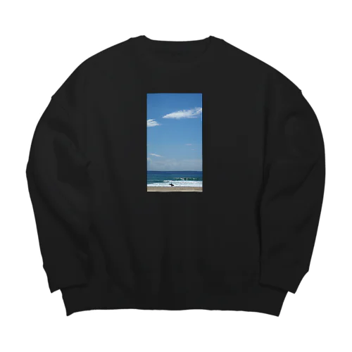 Gold Coast beach Big Crew Neck Sweatshirt