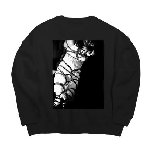 きんばくとみき Big Crew Neck Sweatshirt