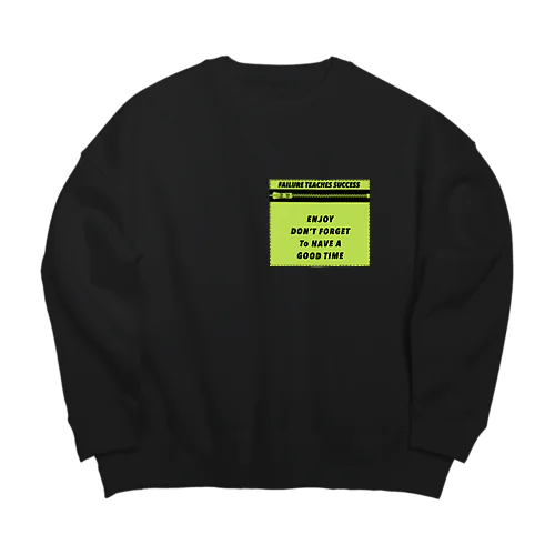 ポケット Big Crew Neck Sweatshirt