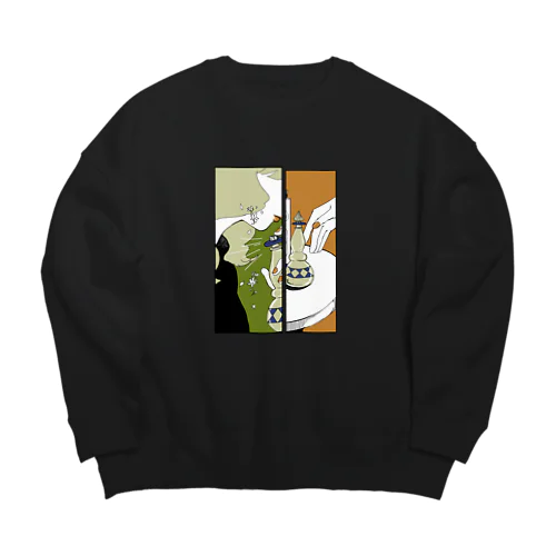 Jasminum Big Crew Neck Sweatshirt