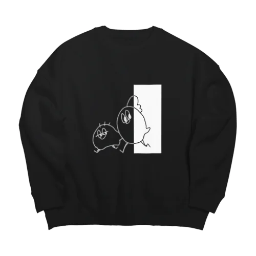 DASH(反転) Big Crew Neck Sweatshirt