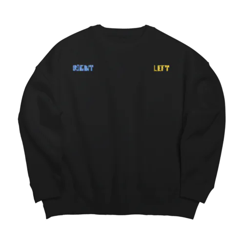 RIGHT&LEFT Big Crew Neck Sweatshirt