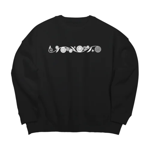 蝶よ花よ Big Crew Neck Sweatshirt