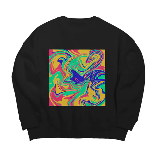 まぶたのうら Big Crew Neck Sweatshirt