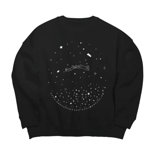 たやすみ、は自分のためのおやすみで「たやすく眠れますように」の意 Big Crew Neck Sweatshirt